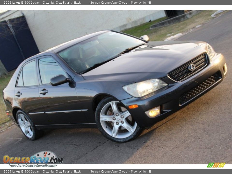 2003 Lexus IS 300 Sedan Graphite Gray Pearl / Black Photo #2