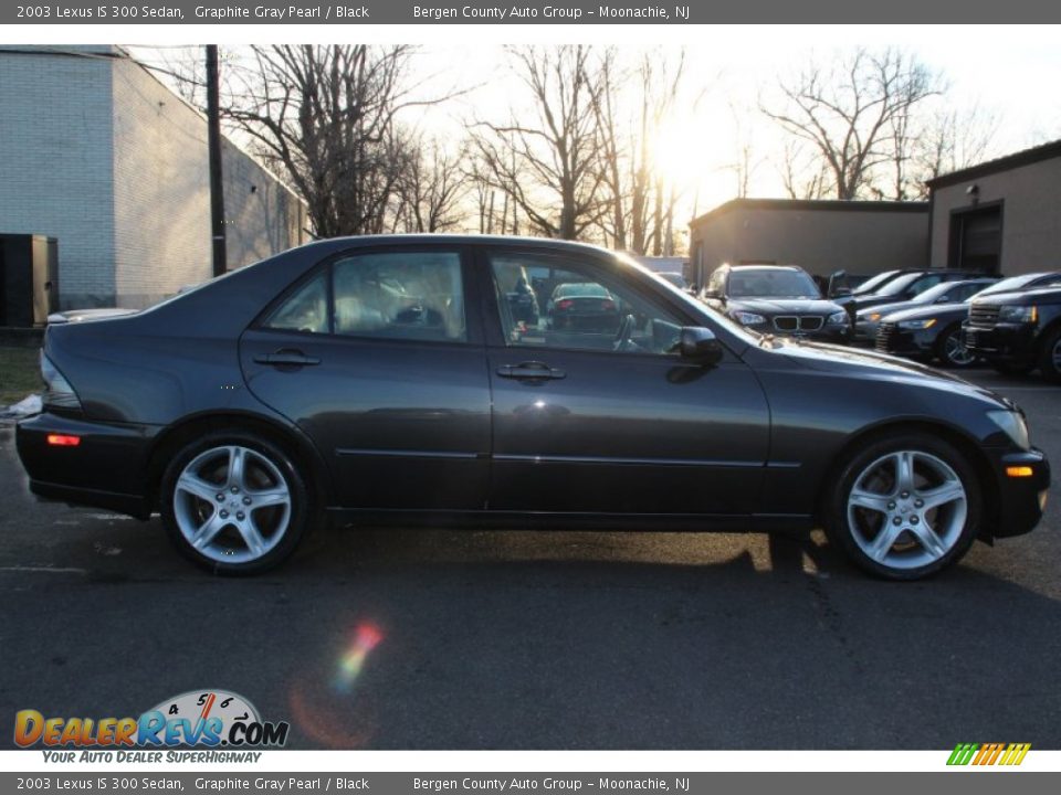 2003 Lexus IS 300 Sedan Graphite Gray Pearl / Black Photo #3
