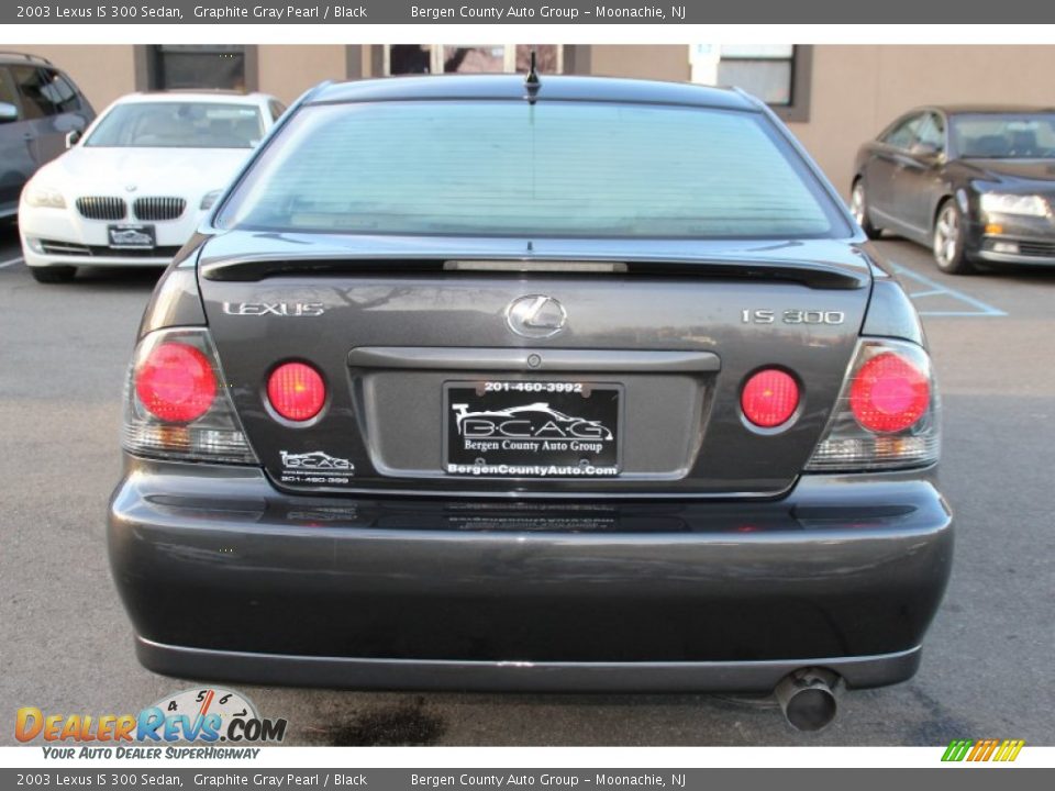 2003 Lexus IS 300 Sedan Graphite Gray Pearl / Black Photo #5