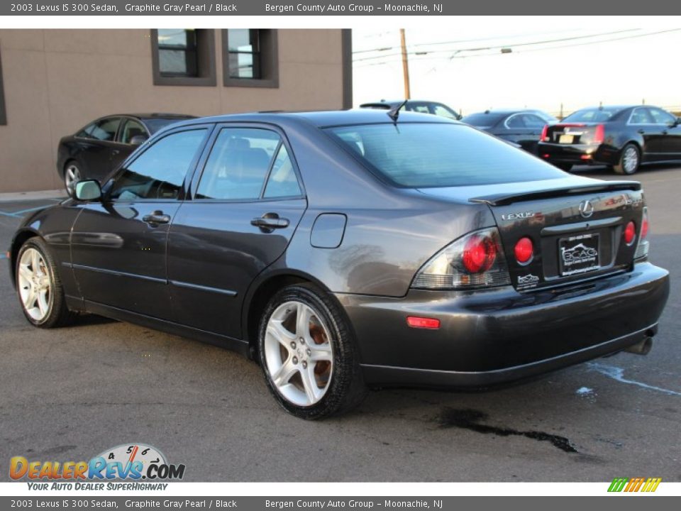 2003 Lexus IS 300 Sedan Graphite Gray Pearl / Black Photo #6