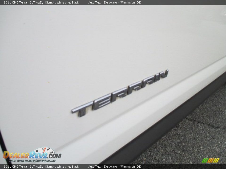 2011 GMC Terrain SLT AWD Olympic White / Jet Black Photo #30
