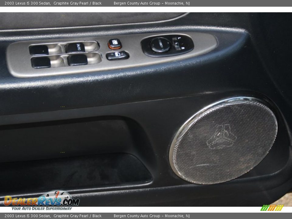 2003 Lexus IS 300 Sedan Graphite Gray Pearl / Black Photo #10