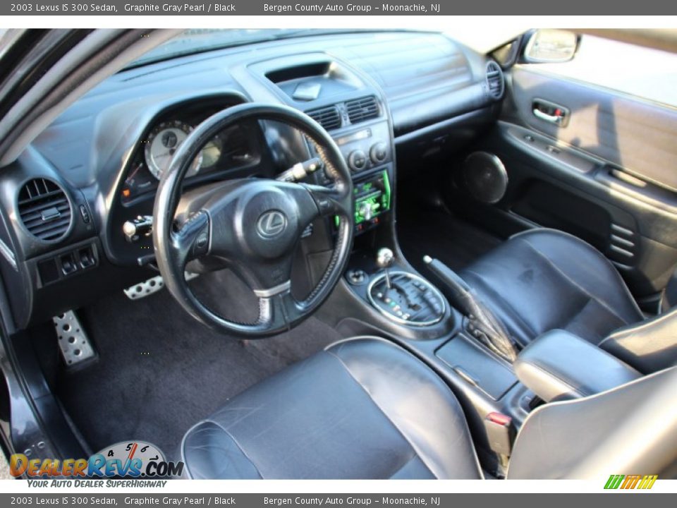 2003 Lexus IS 300 Sedan Graphite Gray Pearl / Black Photo #11