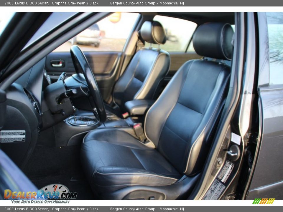 2003 Lexus IS 300 Sedan Graphite Gray Pearl / Black Photo #14