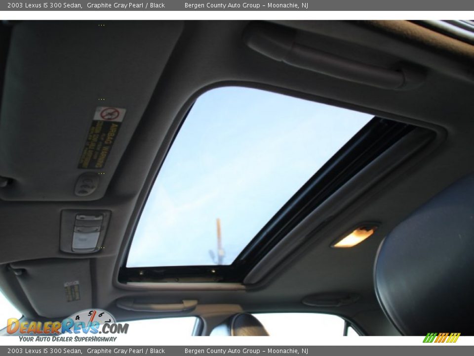 2003 Lexus IS 300 Sedan Graphite Gray Pearl / Black Photo #15