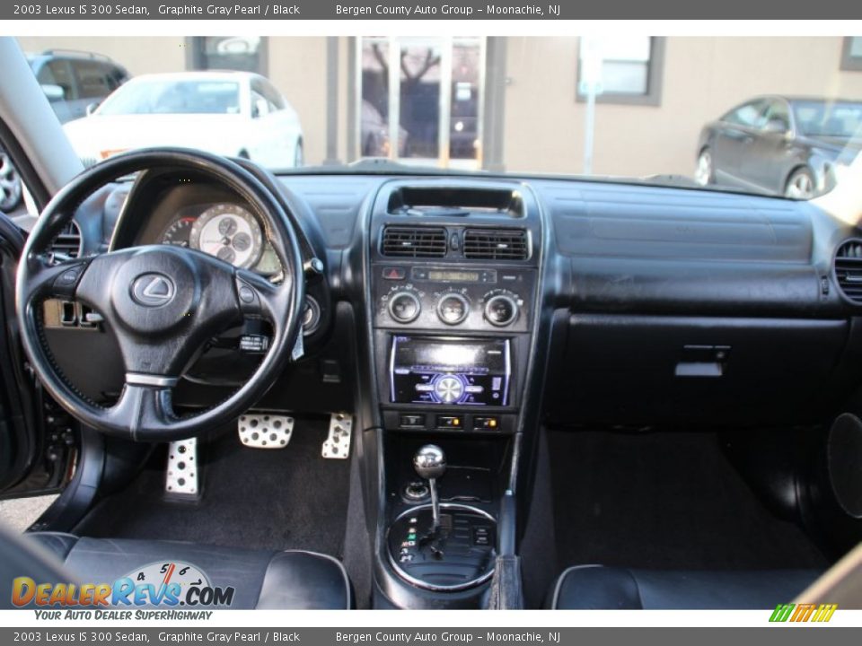 2003 Lexus IS 300 Sedan Graphite Gray Pearl / Black Photo #16