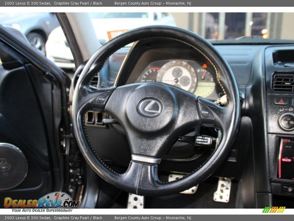 2003 Lexus IS 300 Sedan Graphite Gray Pearl / Black Photo #19