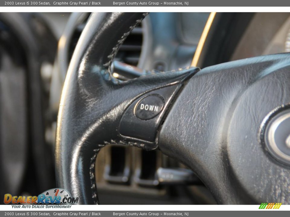 2003 Lexus IS 300 Sedan Graphite Gray Pearl / Black Photo #20