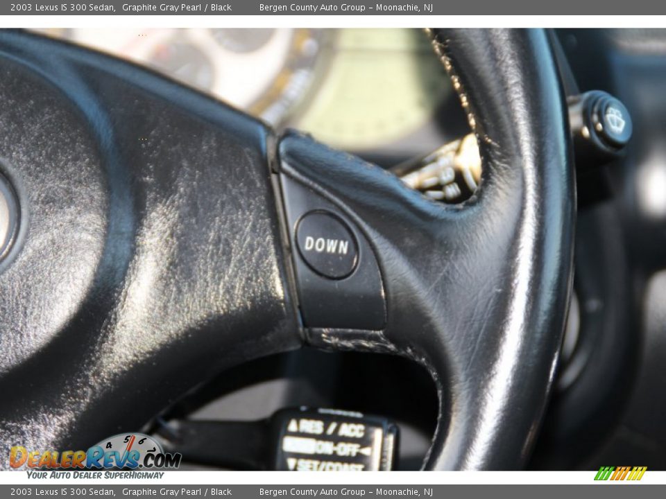 2003 Lexus IS 300 Sedan Graphite Gray Pearl / Black Photo #21