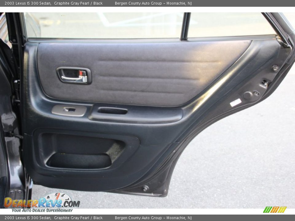 2003 Lexus IS 300 Sedan Graphite Gray Pearl / Black Photo #25