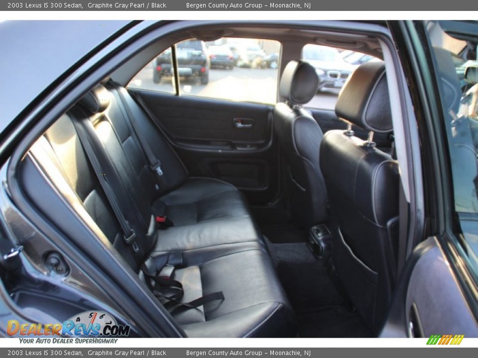 2003 Lexus IS 300 Sedan Graphite Gray Pearl / Black Photo #26