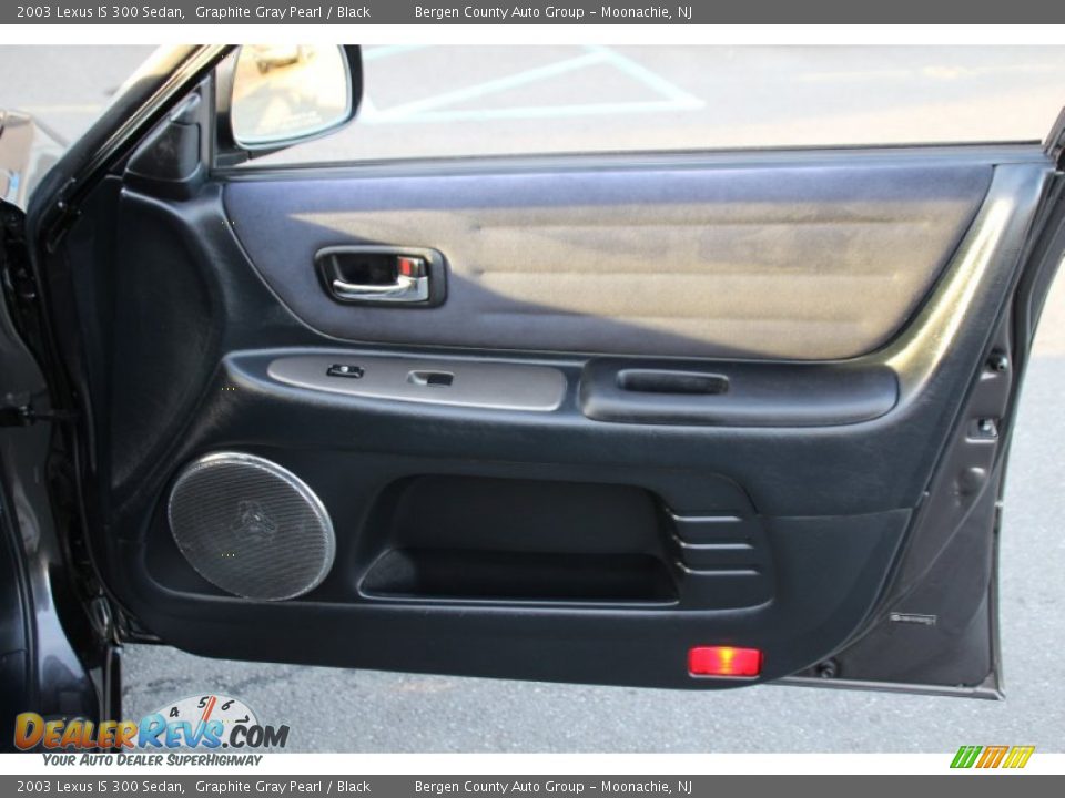 2003 Lexus IS 300 Sedan Graphite Gray Pearl / Black Photo #27