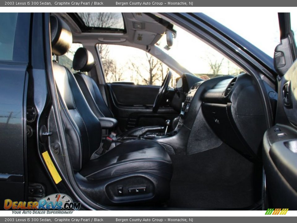 2003 Lexus IS 300 Sedan Graphite Gray Pearl / Black Photo #29