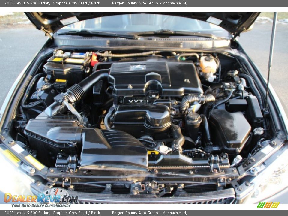 2003 Lexus IS 300 Sedan Graphite Gray Pearl / Black Photo #30