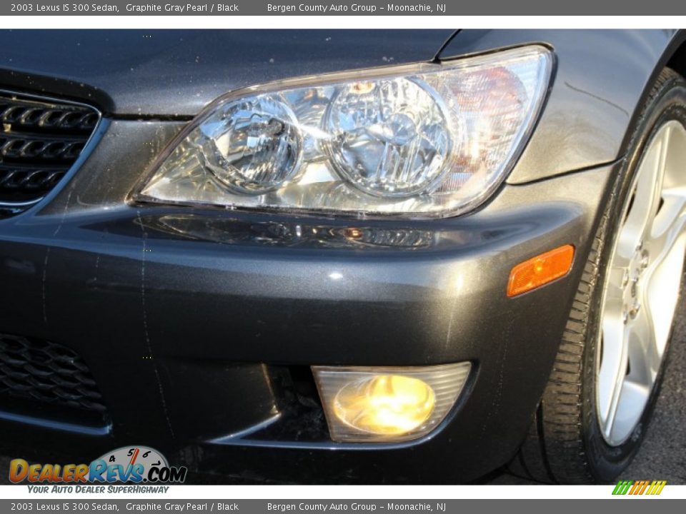 2003 Lexus IS 300 Sedan Graphite Gray Pearl / Black Photo #31
