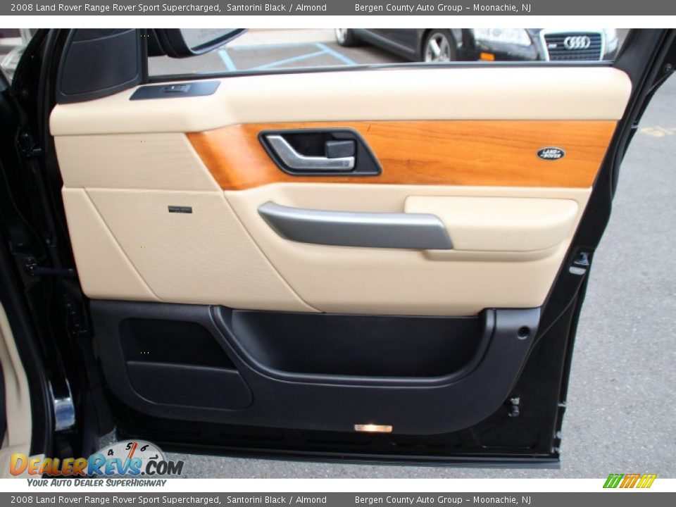 2008 Land Rover Range Rover Sport Supercharged Santorini Black / Almond Photo #29