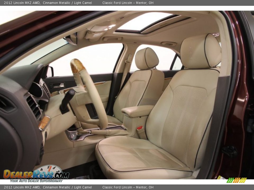 2012 Lincoln MKZ AWD Cinnamon Metallic / Light Camel Photo #5