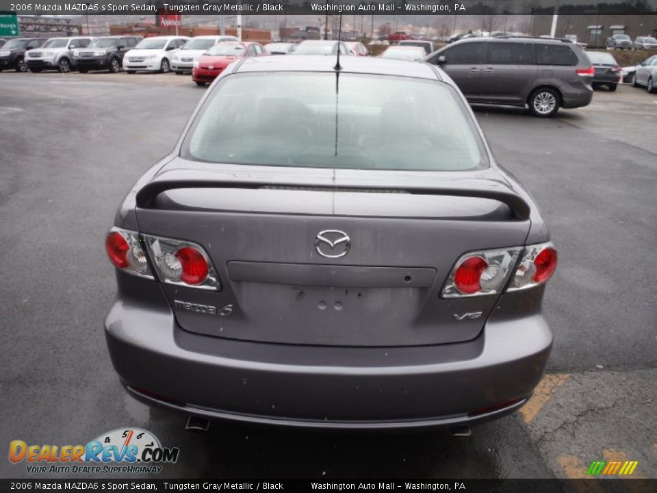 2006 Mazda MAZDA6 s Sport Sedan Tungsten Gray Metallic / Black Photo #7
