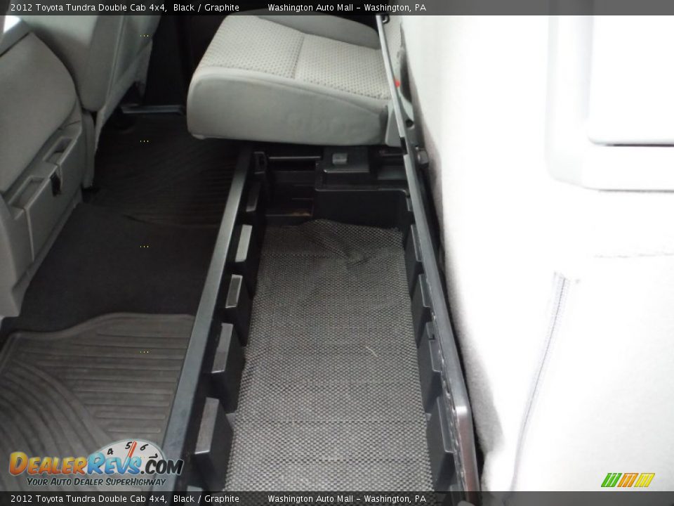 2012 Toyota Tundra Double Cab 4x4 Black / Graphite Photo #17