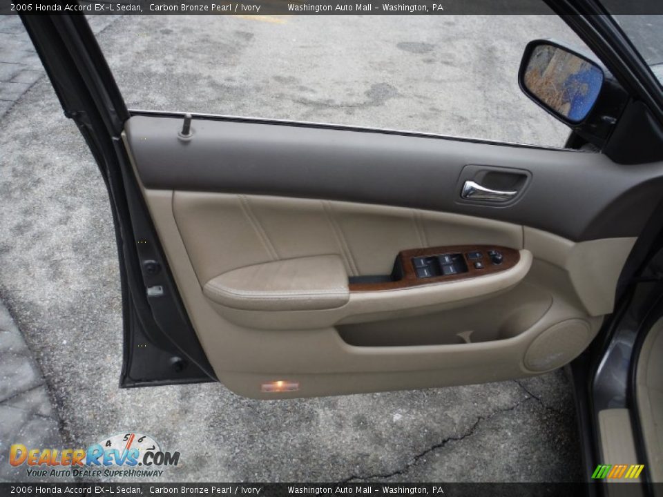 2006 Honda Accord EX-L Sedan Carbon Bronze Pearl / Ivory Photo #11