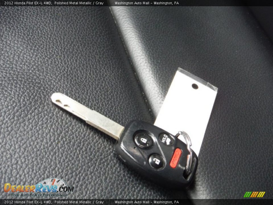 2012 Honda Pilot EX-L 4WD Polished Metal Metallic / Gray Photo #18