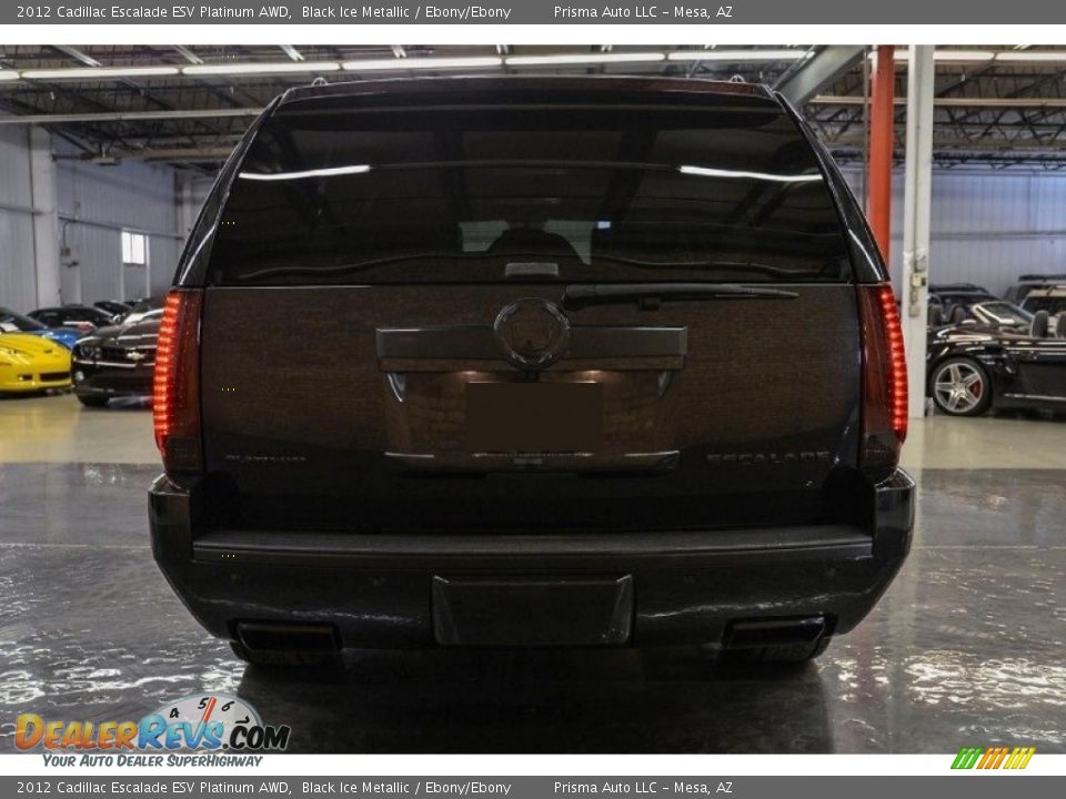 2012 Cadillac Escalade ESV Platinum AWD Black Ice Metallic / Ebony/Ebony Photo #6