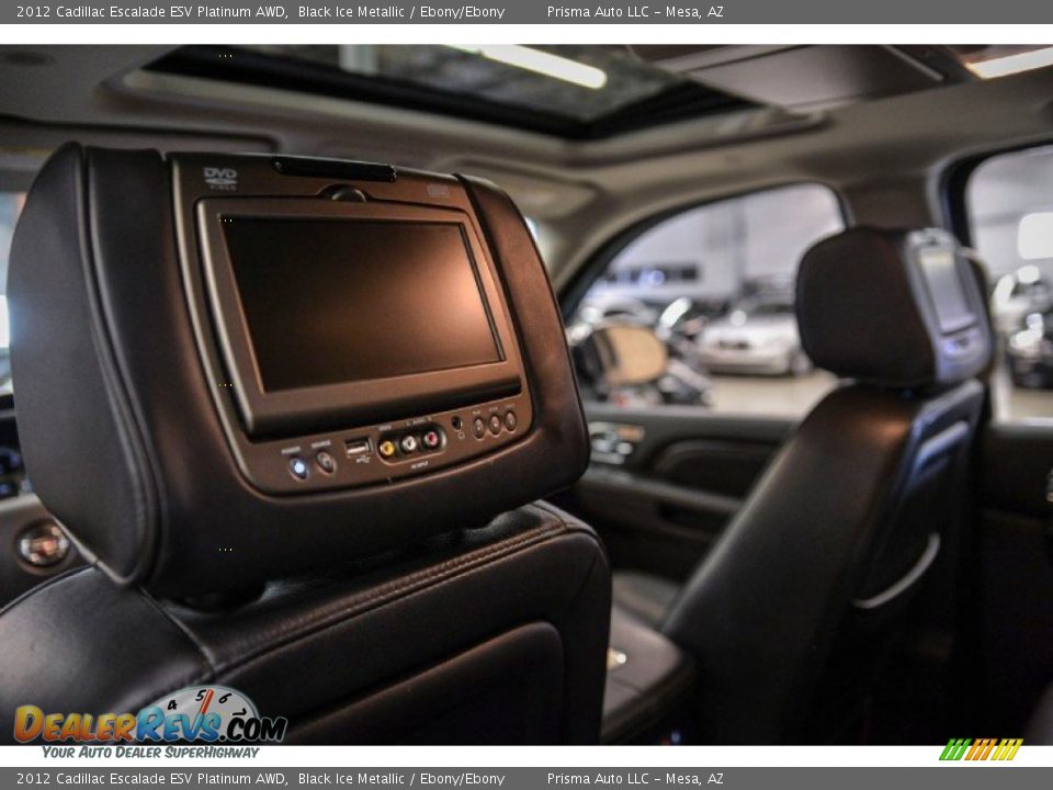 2012 Cadillac Escalade ESV Platinum AWD Black Ice Metallic / Ebony/Ebony Photo #8