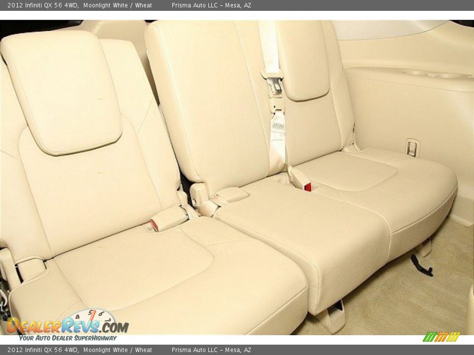Rear Seat of 2012 Infiniti QX 56 4WD Photo #8