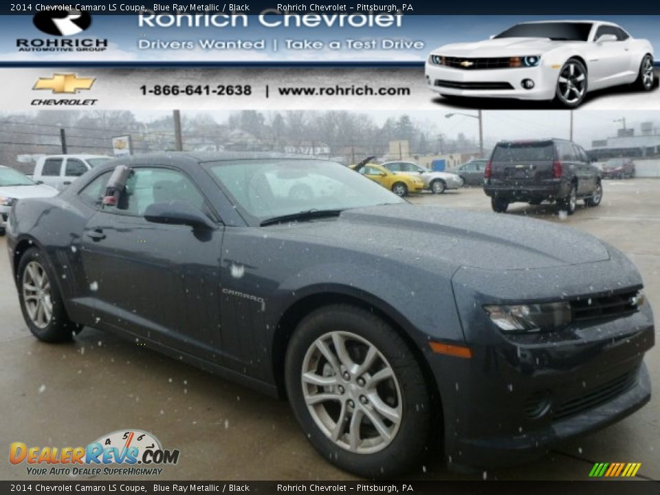 2014 Chevrolet Camaro LS Coupe Blue Ray Metallic / Black Photo #1