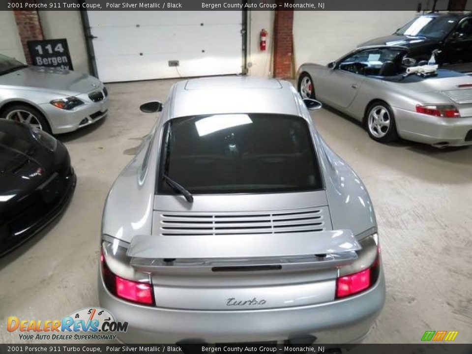 2001 Porsche 911 Turbo Coupe Polar Silver Metallic / Black Photo #14
