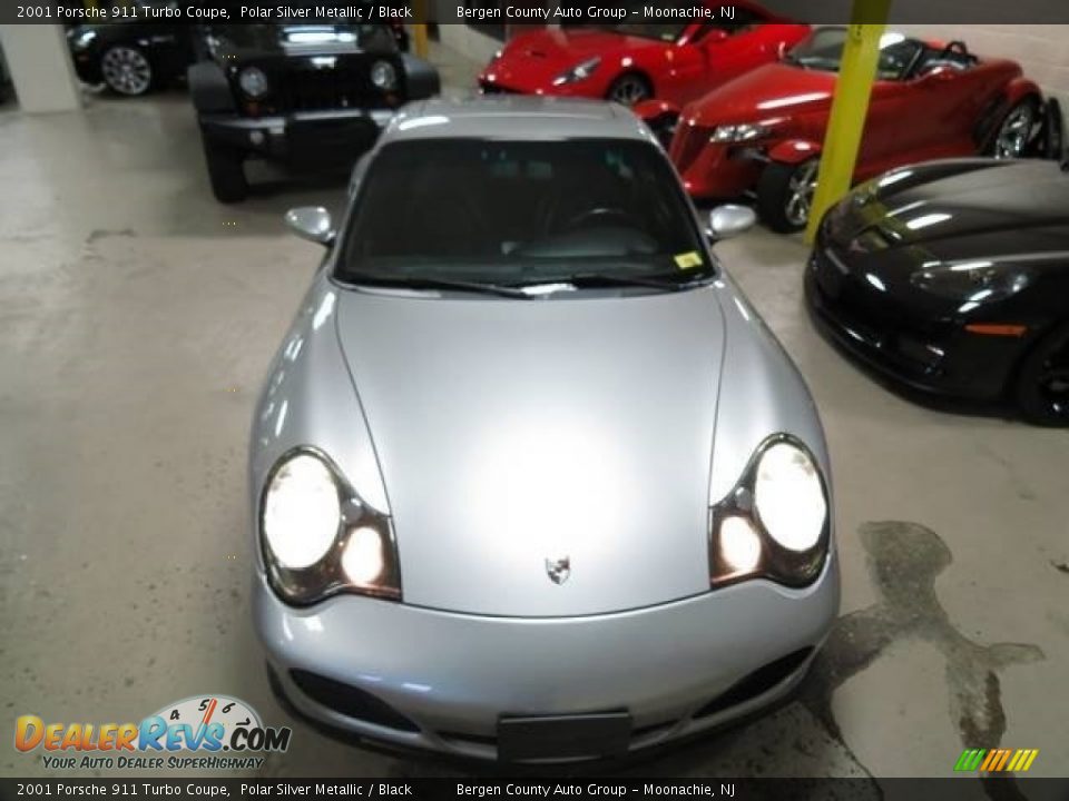 2001 Porsche 911 Turbo Coupe Polar Silver Metallic / Black Photo #15
