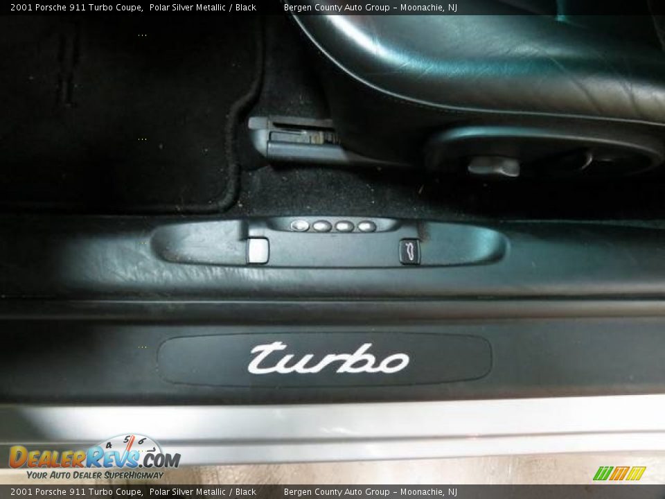 2001 Porsche 911 Turbo Coupe Polar Silver Metallic / Black Photo #22