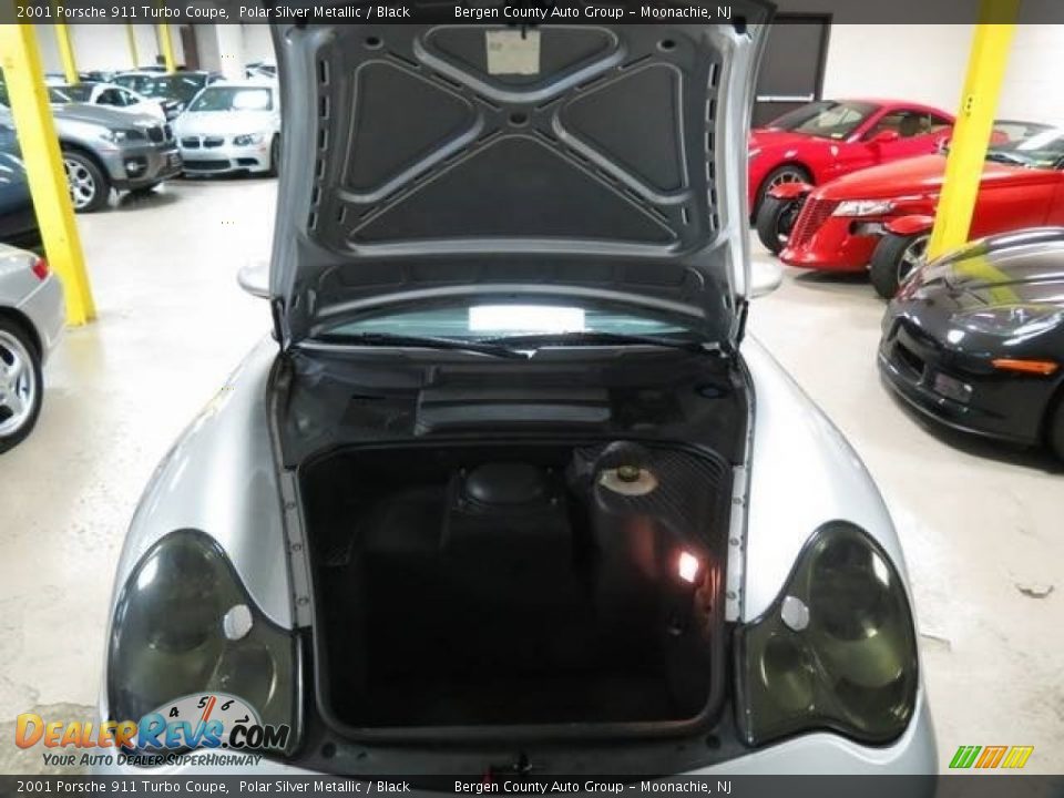 2001 Porsche 911 Turbo Coupe Polar Silver Metallic / Black Photo #31