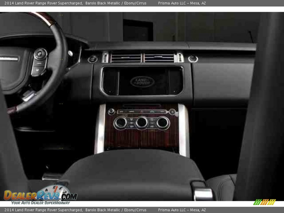 2014 Land Rover Range Rover Supercharged Barolo Black Metallic / Ebony/Cirrus Photo #6