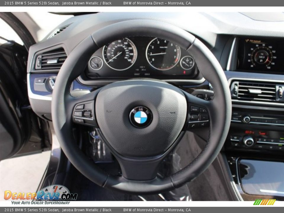 2015 BMW 5 Series 528i Sedan Jatoba Brown Metallic / Black Photo #8