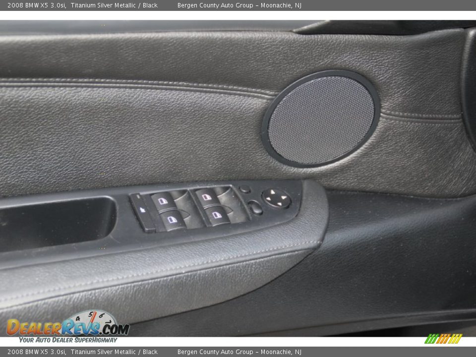 2008 BMW X5 3.0si Titanium Silver Metallic / Black Photo #10
