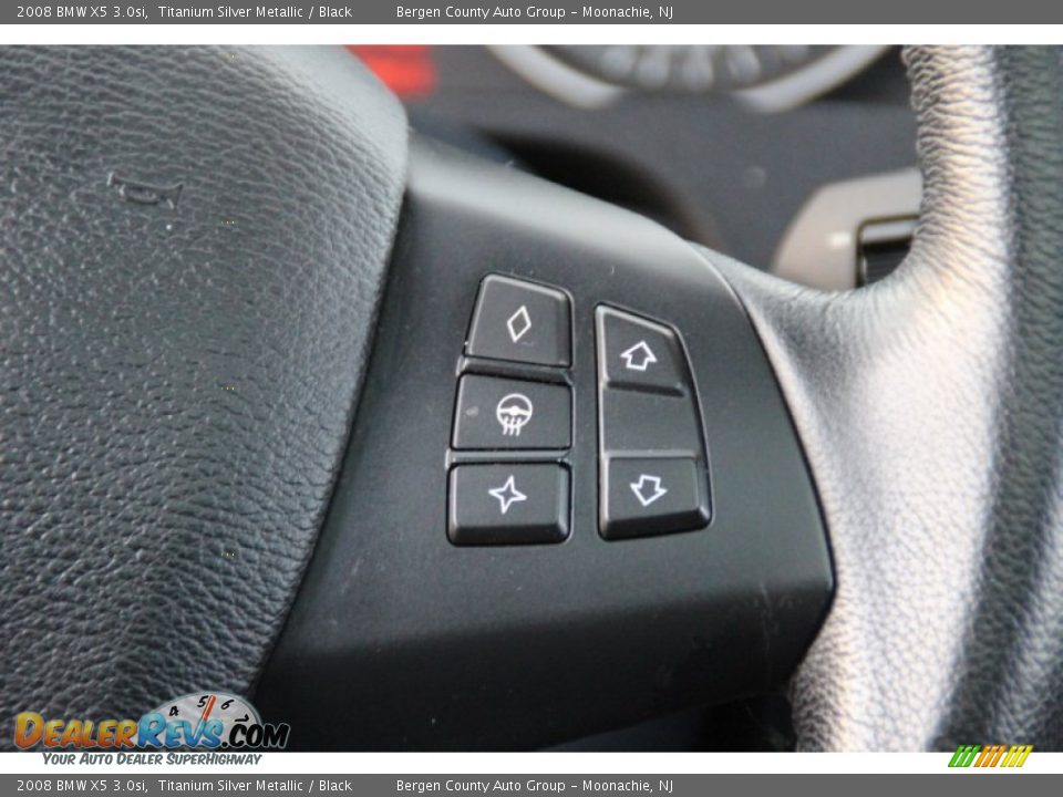 2008 BMW X5 3.0si Titanium Silver Metallic / Black Photo #21