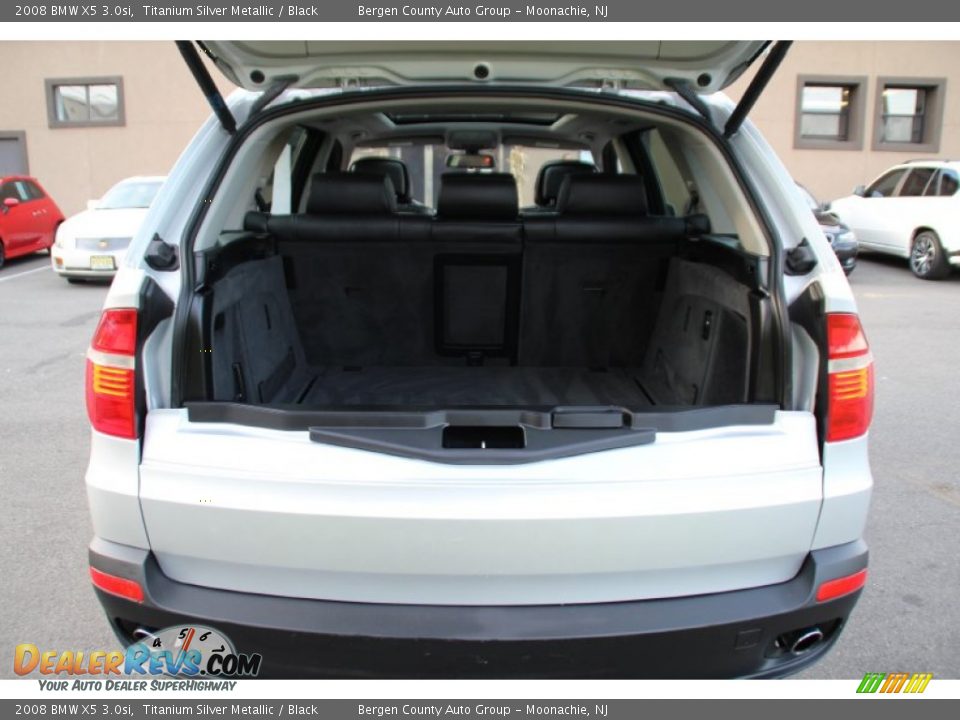 2008 BMW X5 3.0si Titanium Silver Metallic / Black Photo #23