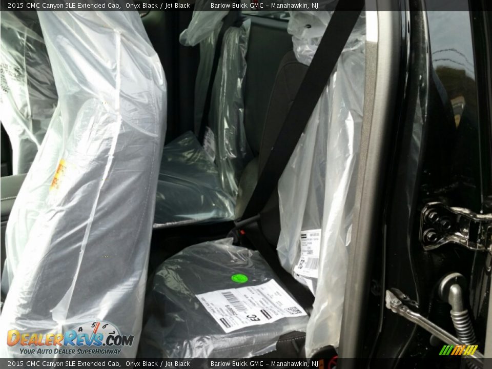 2015 GMC Canyon SLE Extended Cab Onyx Black / Jet Black Photo #8