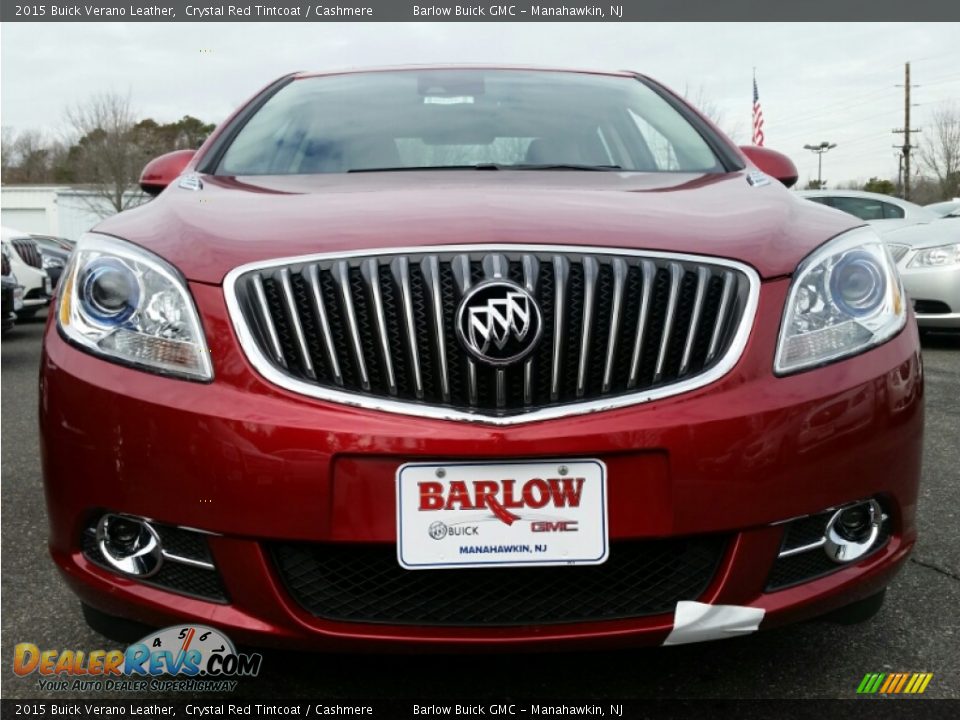 2015 Buick Verano Leather Crystal Red Tintcoat / Cashmere Photo #2