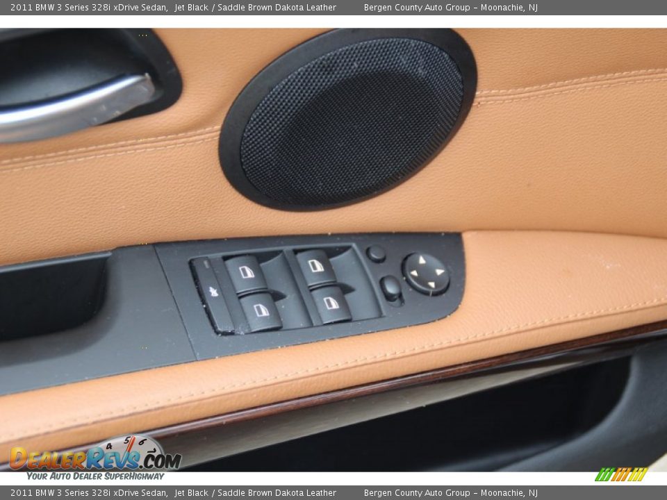 2011 BMW 3 Series 328i xDrive Sedan Jet Black / Saddle Brown Dakota Leather Photo #10