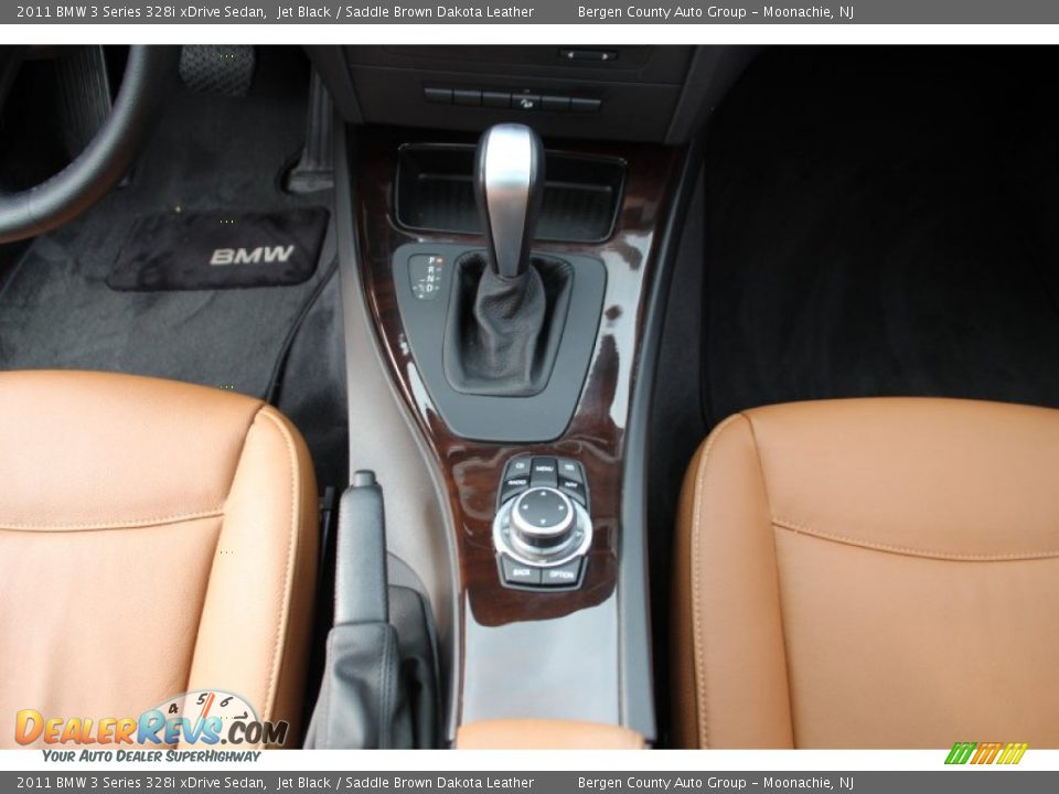 2011 BMW 3 Series 328i xDrive Sedan Jet Black / Saddle Brown Dakota Leather Photo #17