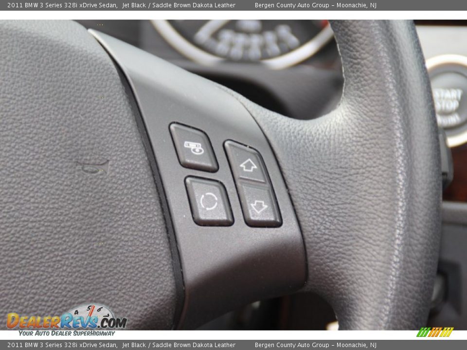 2011 BMW 3 Series 328i xDrive Sedan Jet Black / Saddle Brown Dakota Leather Photo #20