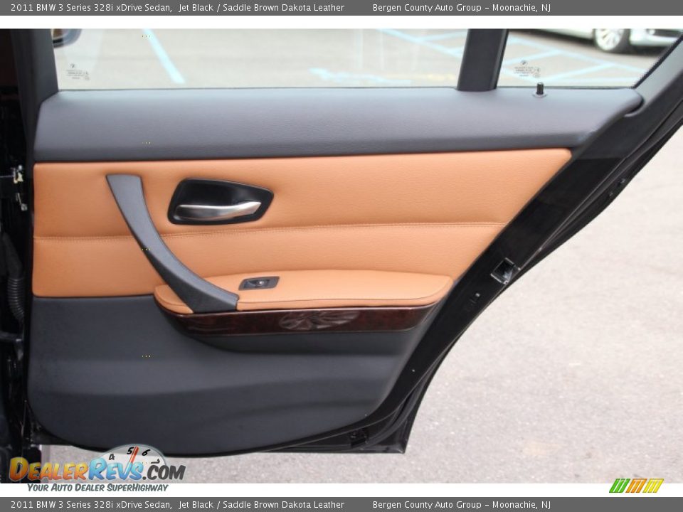 2011 BMW 3 Series 328i xDrive Sedan Jet Black / Saddle Brown Dakota Leather Photo #23