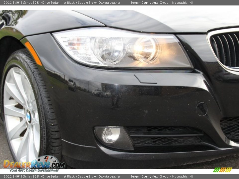 2011 BMW 3 Series 328i xDrive Sedan Jet Black / Saddle Brown Dakota Leather Photo #30