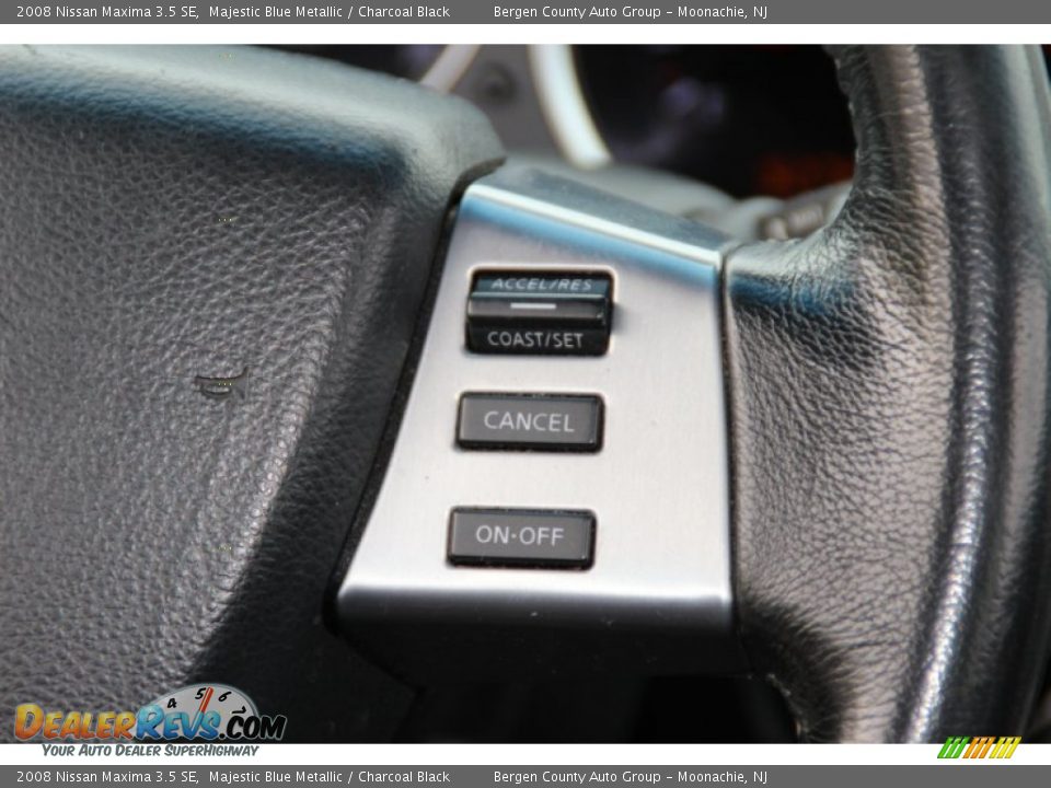 2008 Nissan Maxima 3.5 SE Majestic Blue Metallic / Charcoal Black Photo #20