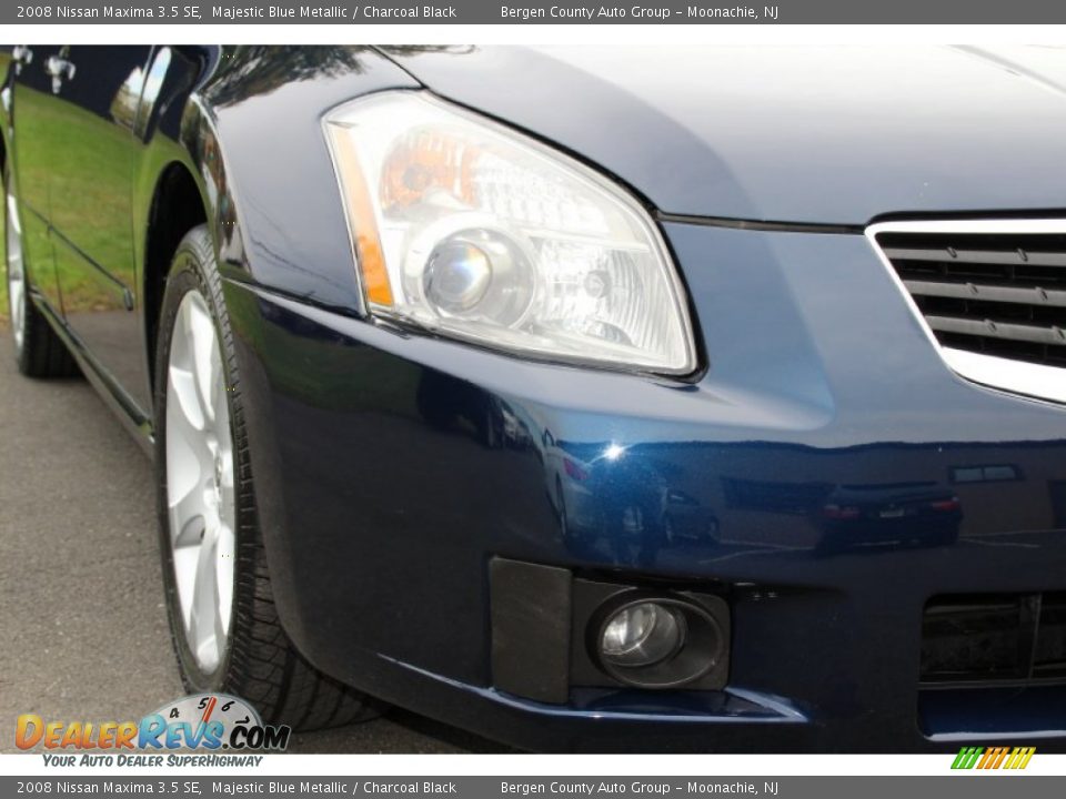 2008 Nissan Maxima 3.5 SE Majestic Blue Metallic / Charcoal Black Photo #31