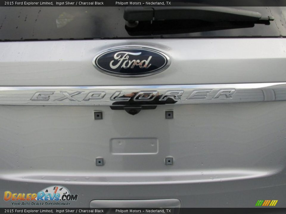 2015 Ford Explorer Limited Ingot Silver / Charcoal Black Photo #14