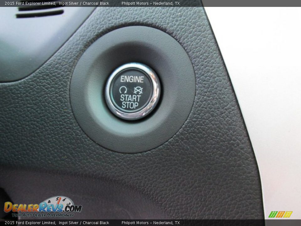2015 Ford Explorer Limited Ingot Silver / Charcoal Black Photo #35