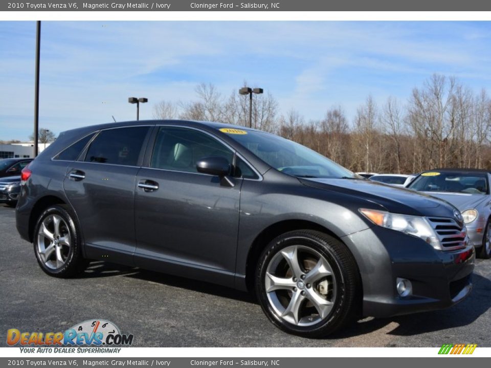 2010 Toyota Venza V6 Magnetic Gray Metallic / Ivory Photo #1